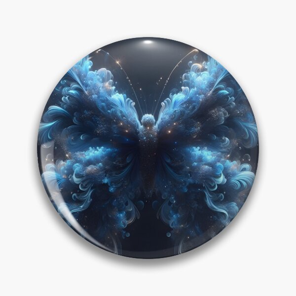 Item preview, smoke blue butterfly designed and sold by rhadooss.