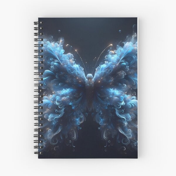 Item preview, smoke blue butterfly designed and sold by rhadooss.