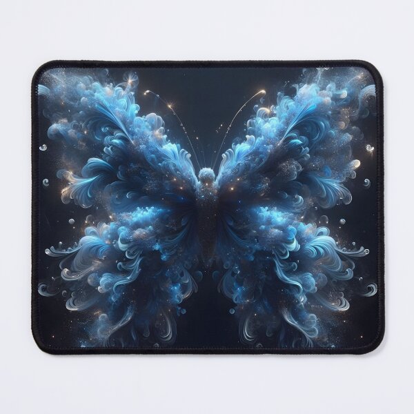 Item preview, smoke blue butterfly designed and sold by rhadooss.