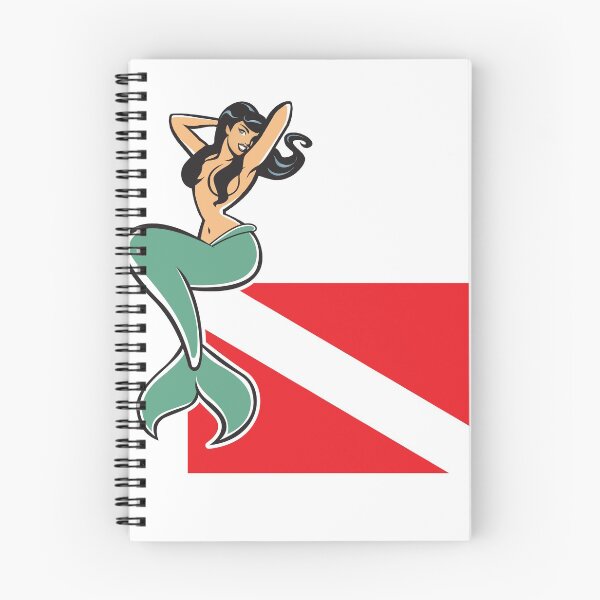 Item preview, Diver Flag Scuba Diving Real Life Mermaid  designed and sold by banwa.