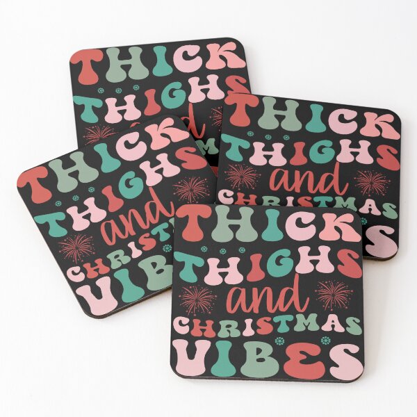 Item preview, Thick Thighs And Christmas Vibes designed and sold by shopbakas.