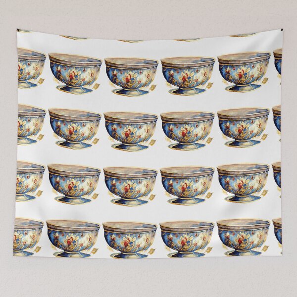 Item preview, Abstract Watercolor Pottery Impressions designed and sold by Silver Medal.
