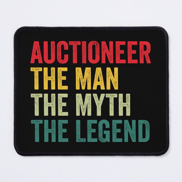 Item preview, Auctioneer Mens Gift, Man Myth Auctioneer Legend, Funny Auctioneer designed and sold by vzrnmichsudops.