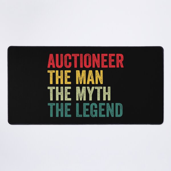 Item preview, Auctioneer Mens Gift, Man Myth Auctioneer Legend, Funny Auctioneer designed and sold by vzrnmichsudops.