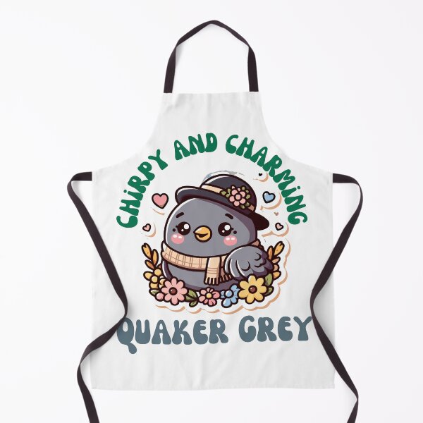 Item preview, Chirpy and Charming Quaker Grey designed and sold by Ruthrasankar.