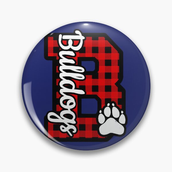 Item preview, Cheer Bulldogs School Sports Fan Team Spirit Buffalo Plaid designed and sold by caloudiaminart.