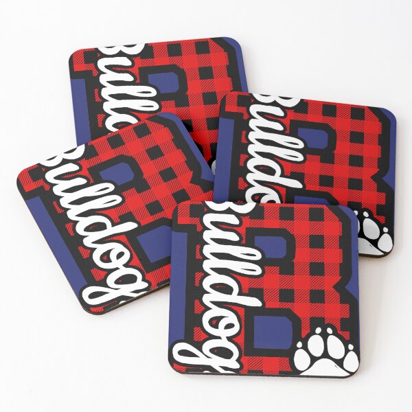Item preview, Cheer Bulldogs School Sports Fan Team Spirit Buffalo Plaid designed and sold by caloudiaminart.