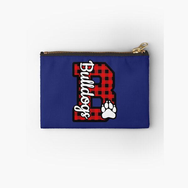 Item preview, Cheer Bulldogs School Sports Fan Team Spirit Buffalo Plaid designed and sold by caloudiaminart.