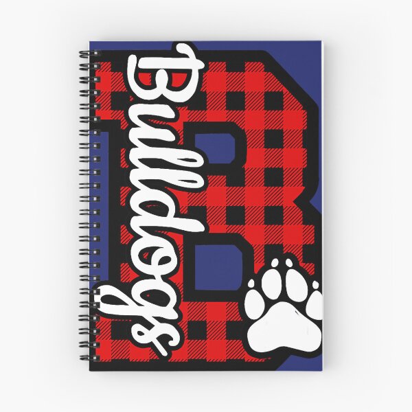Item preview, Cheer Bulldogs School Sports Fan Team Spirit Buffalo Plaid designed and sold by caloudiaminart.