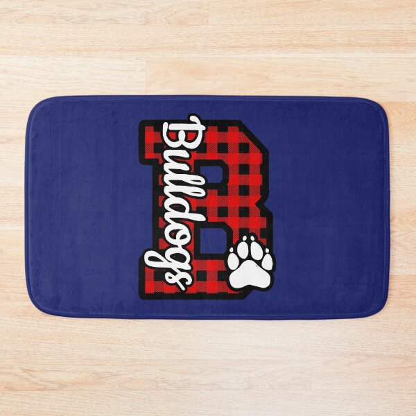 Item preview, Cheer Bulldogs School Sports Fan Team Spirit Buffalo Plaid designed and sold by caloudiaminart.
