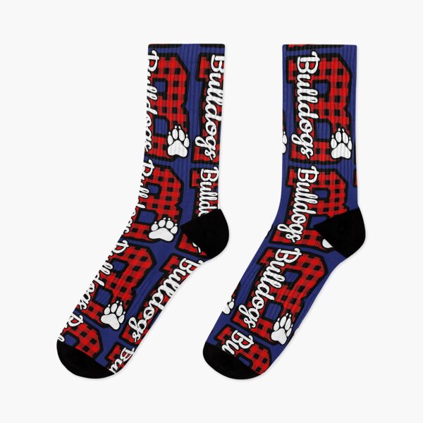 Item preview, Cheer Bulldogs School Sports Fan Team Spirit Buffalo Plaid designed and sold by caloudiaminart.