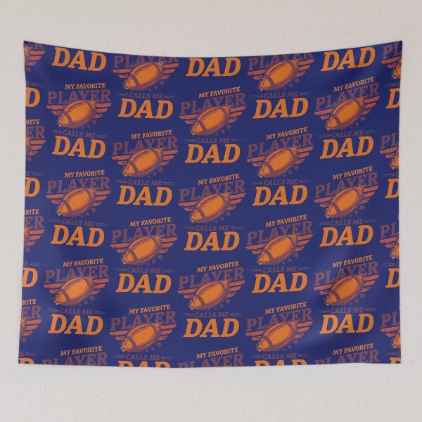 Item preview, Cheer Dad and Husband Football Design Favorite Child designed and sold by caloudiaminart.