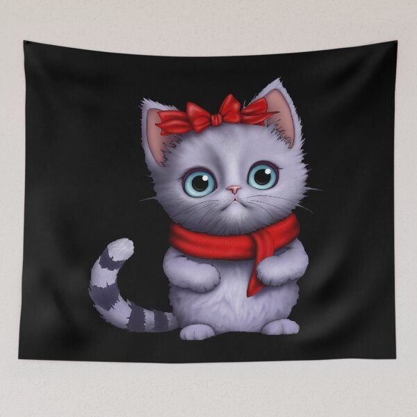 Item preview, Sweet Purple Kitten designed and sold by Luciusinfabula.