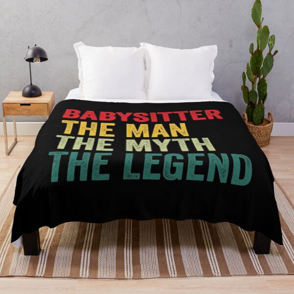 Item preview, Babysitter Mens Gift, Man Myth Babysitter Legend, Funny Babysitter designed and sold by vzrnmichsudops.