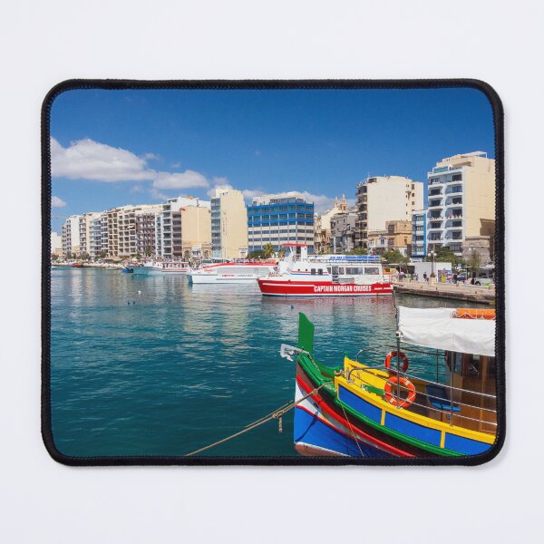 Item preview, Colourful Sliema Waterfront designed and sold by Kasia Design.