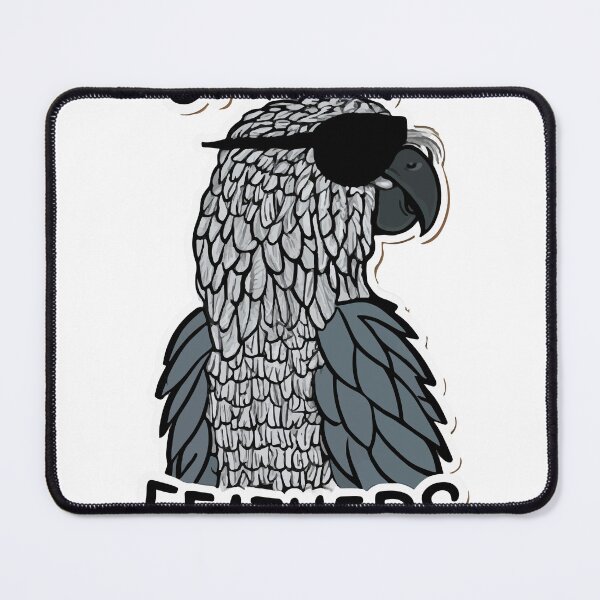 Item preview, Smarty Feathers - Witty Parrot with Glasses designed and sold by NiftyWrx.