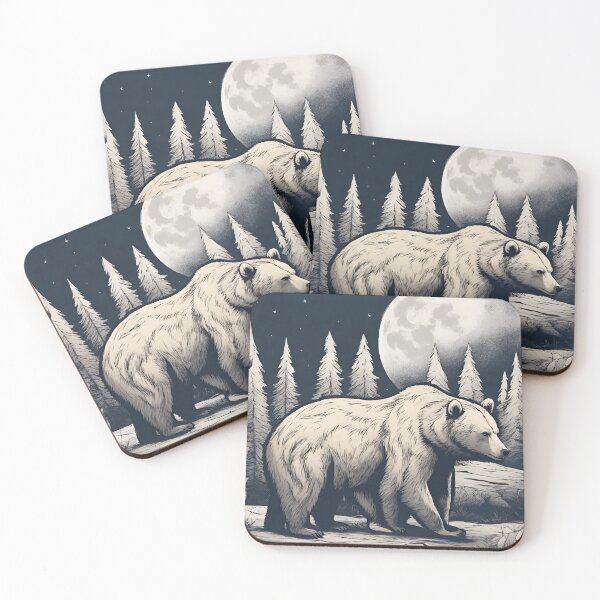 Item preview, bear on the moon designed and sold by NERO gOVEDI.
