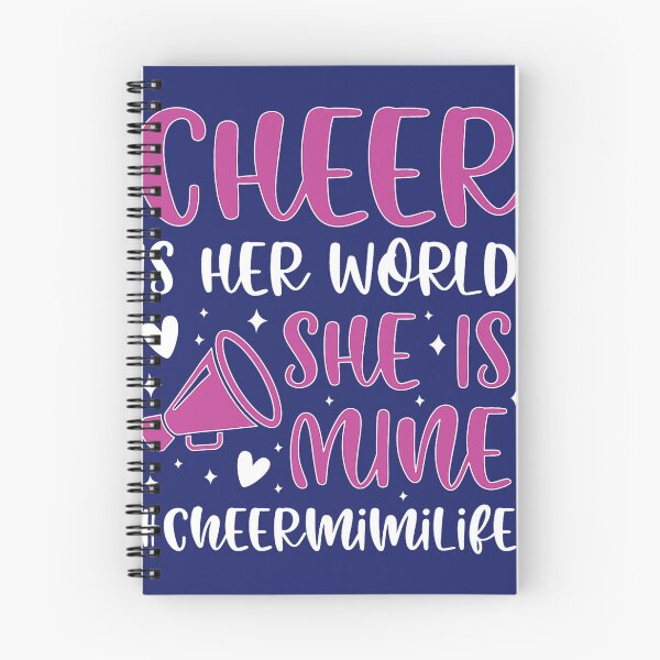 Item preview, Cheer Is Her World Cheer Mimi Of A Cheerleader Mimi Grandma designed and sold by caloudiaminart.