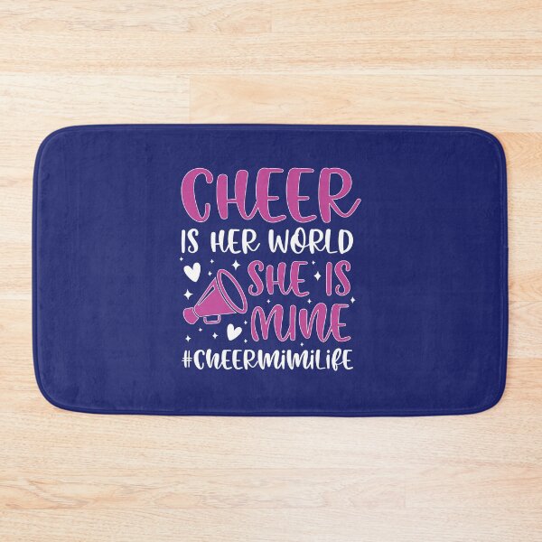 Item preview, Cheer Is Her World Cheer Mimi Of A Cheerleader Mimi Grandma designed and sold by caloudiaminart.