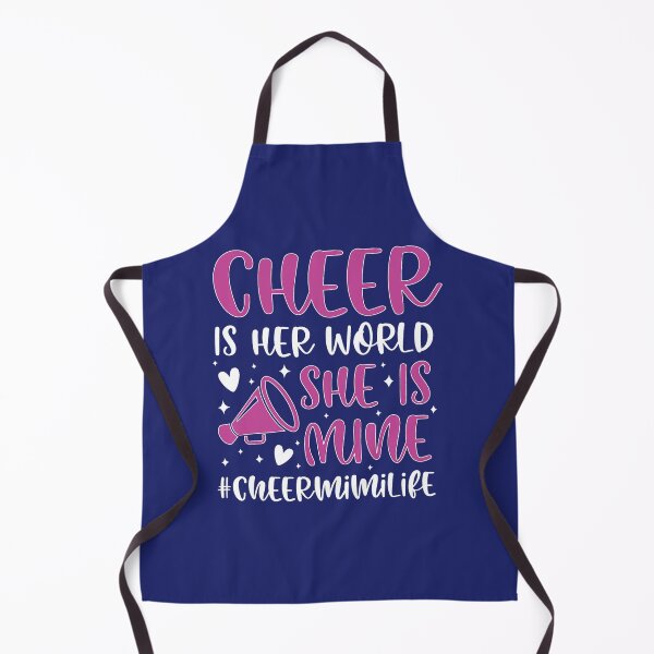 Item preview, Cheer Is Her World Cheer Mimi Of A Cheerleader Mimi Grandma designed and sold by caloudiaminart.