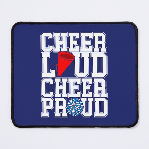 Item preview, Cheer Loud Cheer Proud Cheerleading Cheerleader Graphic designed and sold by caloudiaminart.