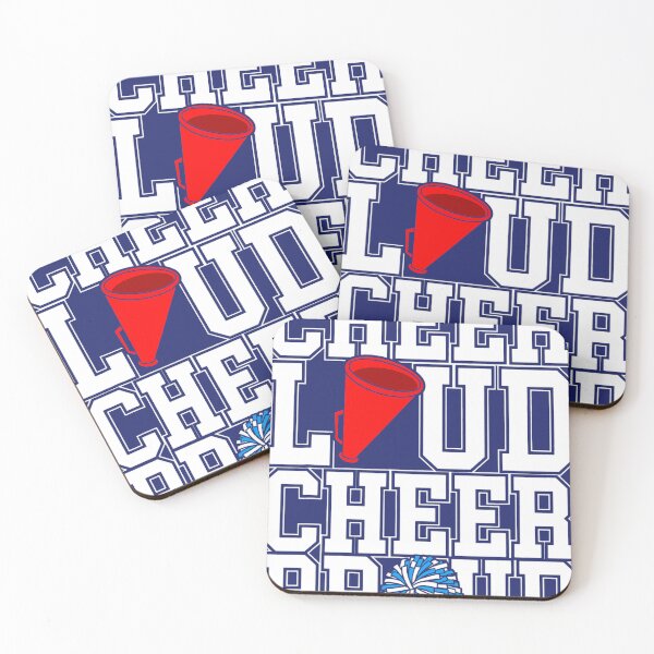 Item preview, Cheer Loud Cheer Proud Cheerleading Cheerleader Graphic designed and sold by caloudiaminart.