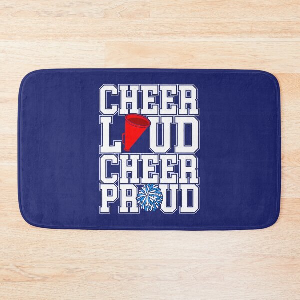 Item preview, Cheer Loud Cheer Proud Cheerleading Cheerleader Graphic designed and sold by caloudiaminart.