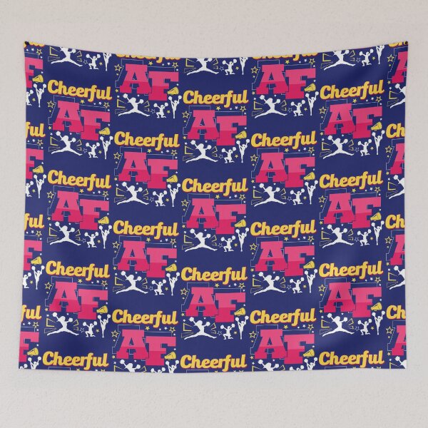Item preview, Cheerful AF Cheering Performance Team Cheerleader designed and sold by caloudiaminart.