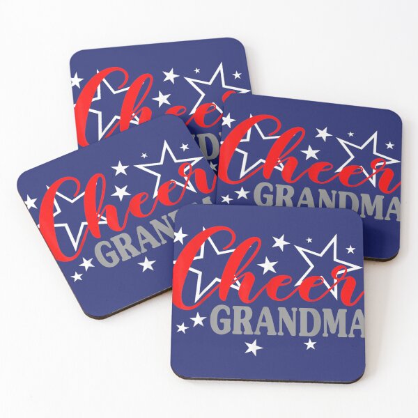 Item preview, cheerleader proud cheer grandma pride sports supporter designed and sold by caloudiaminart.