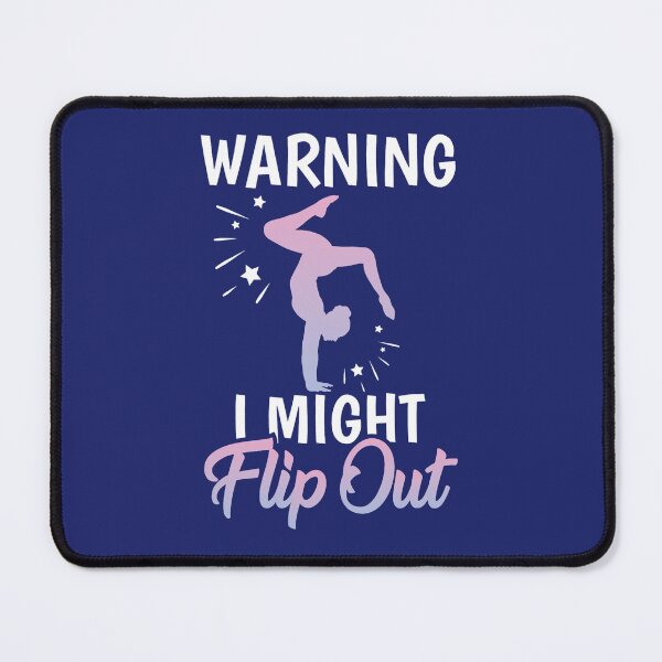 Item preview, Cheerleaders Warning I Might Flip Out Cheerleading 21 designed and sold by caloudiaminart.