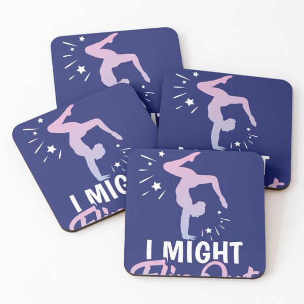 Item preview, Cheerleaders Warning I Might Flip Out Cheerleading 21 designed and sold by caloudiaminart.