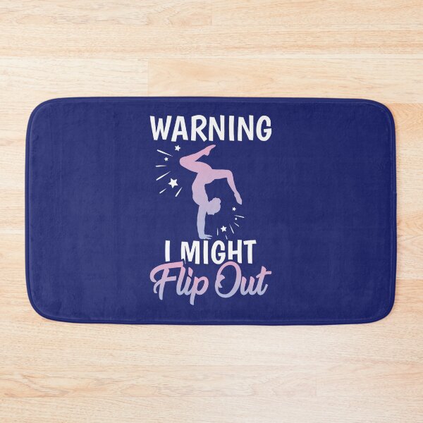 Item preview, Cheerleaders Warning I Might Flip Out Cheerleading 21 designed and sold by caloudiaminart.