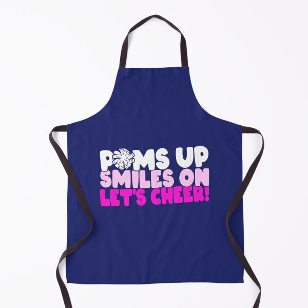 Item preview, Cheerleading Cheerleader Girl Poms Up Smiles On Lets Cheer designed and sold by caloudiaminart.