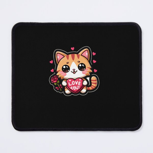 Item preview, Cutest Valentines kawaii cats i love you hearts designed and sold by Jam3x.
