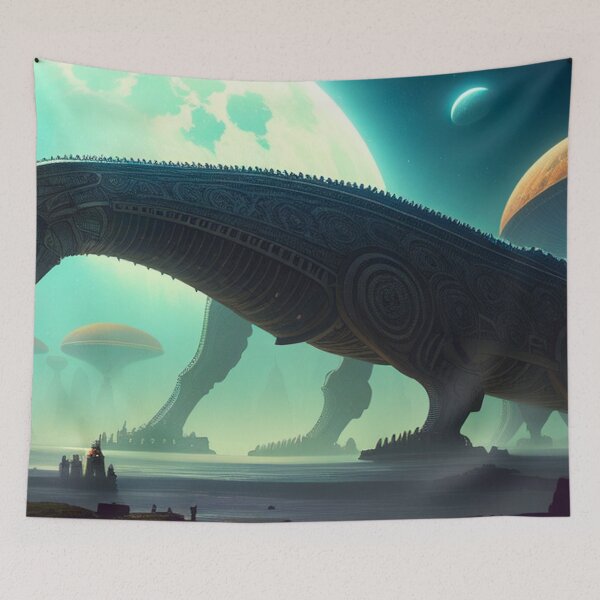 Item preview, Epic Alien Campaign Vintage Scene designed and sold by Nathan Z..