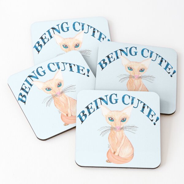 Item preview, JAVANESE CAT BEING CUTE designed and sold by BeritValk.
