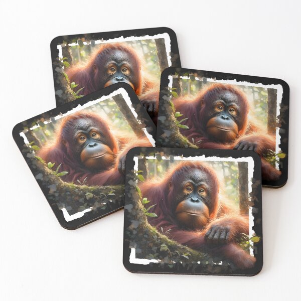 Item preview, Orangutan animal deisgn designed and sold by RubisLeaf.