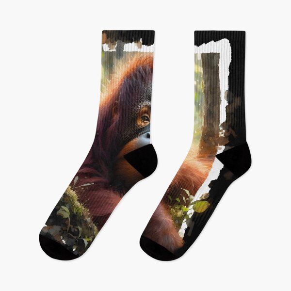 Item preview, Orangutan animal deisgn designed and sold by RubisLeaf.