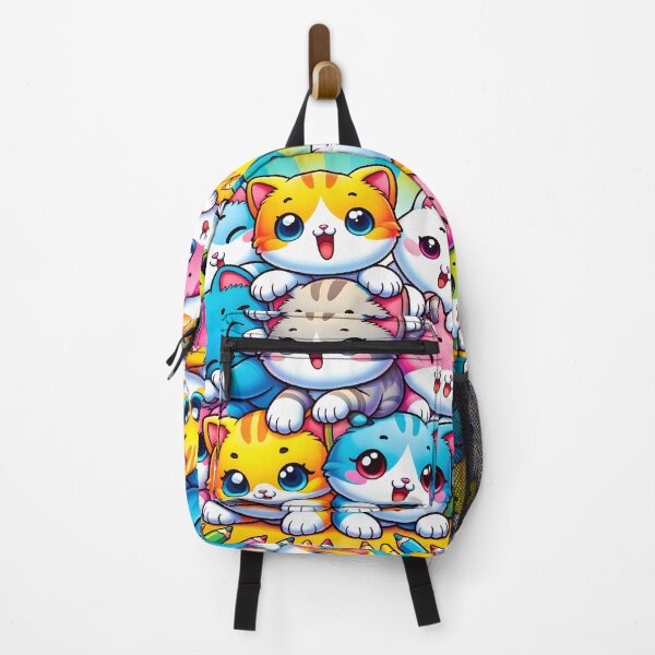 Item preview, Kawaii Kittens Rainbow Delight designed and sold by inkArtistryfine.