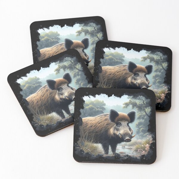 Item preview, Wild boar animal style designed and sold by RubisLeaf.