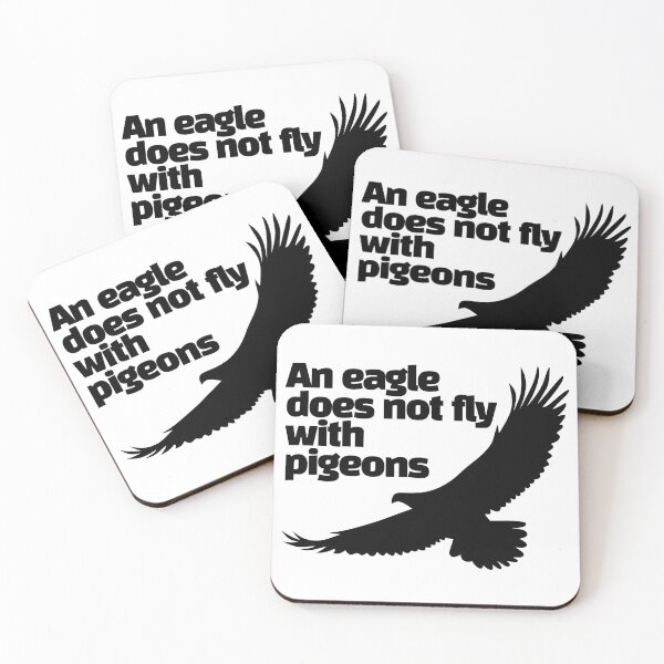 Item preview, An eagle does not fly with pigeons designed and sold by vk09.