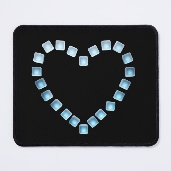 Item preview, Glacial Heart designed and sold by AI-Only Creations.