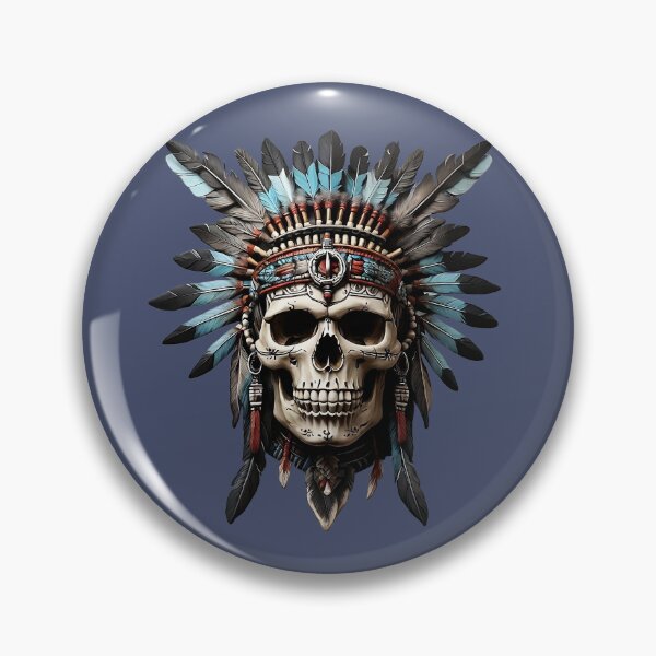 Item preview, Australian Indian beautiful witch-doctor skull designed and sold by Promarkets.