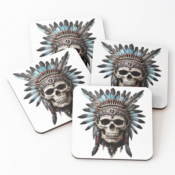 Item preview, Australian Indian beautiful witch-doctor skull designed and sold by Promarkets.