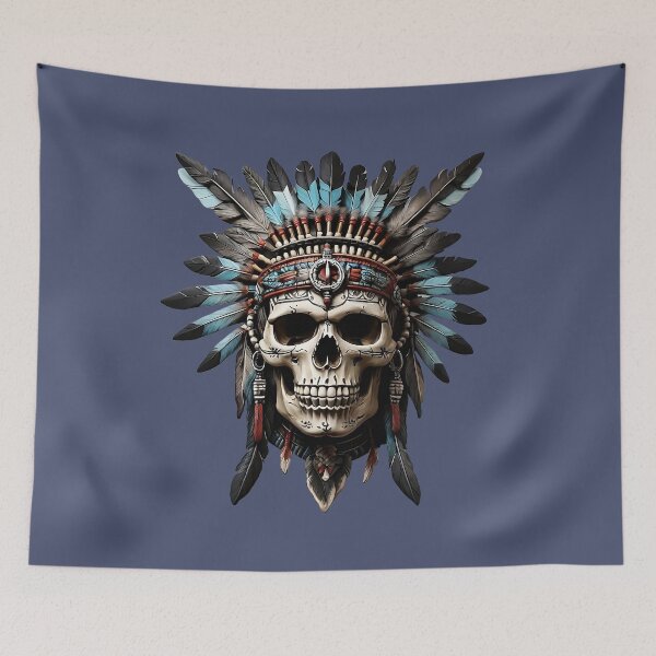 Item preview, Australian Indian beautiful witch-doctor skull designed and sold by Promarkets.