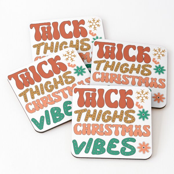 Item preview, Thick Thighs Christmas Vibes designed and sold by shopbakas.
