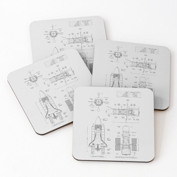 Item preview, Hubble Space Telescope (White Stencil-No Background. Vertical) designed and sold by BGALAXY.