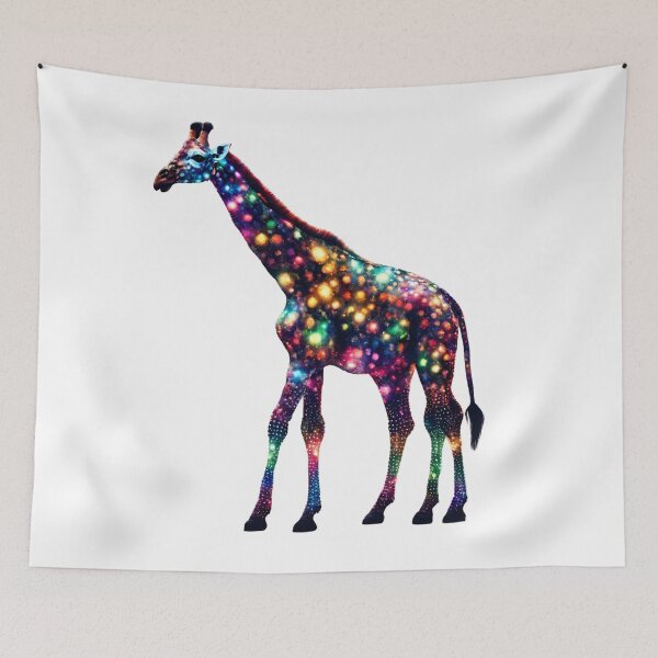 Artikelvorschau, Bunte Giraffenkunst entworfen und verkauft von GloriousArtSKD.