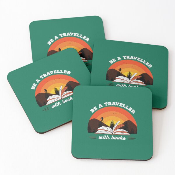 Item preview, BE A TRAVELLER WITH BOOKS- BOOKLOVERS designed and sold by The Bookworm Store.