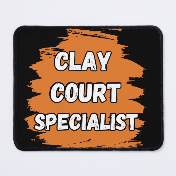 Item preview, Tennis Player Clay Court Specialist For Clay Court Lover designed and sold by KrisRubinArt.